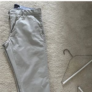 Tommy Hilfiger Mens TH flex custom chino light gray 30x32